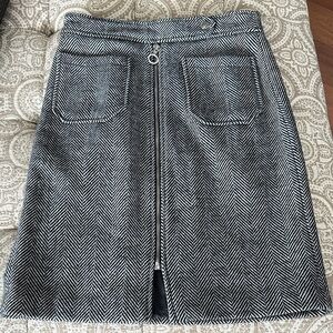 Vero Moda Monochrome Herringbone Pencil Skirt